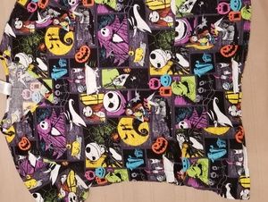Nightmare before Christmas scrubs size medium